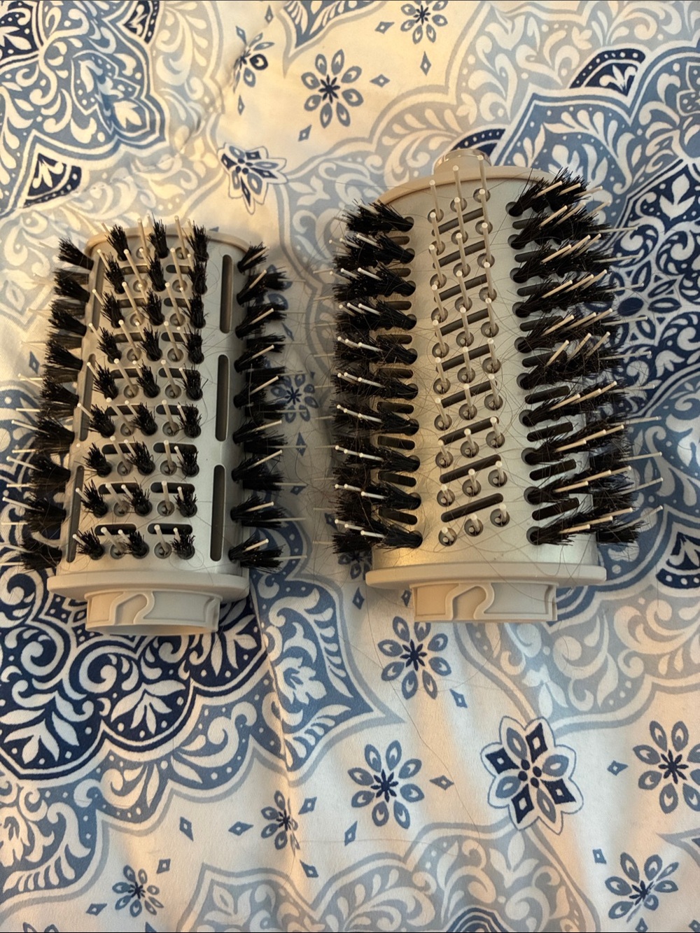 Attachments Only! Beige Round Hair Brush Attachments for Shark Styling Tools